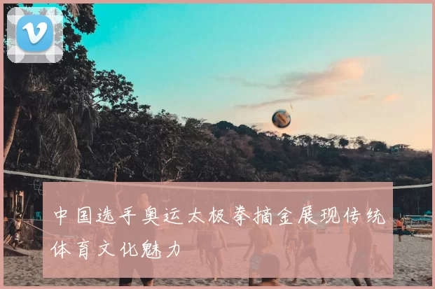 中国选手奥运太极拳摘金展现传统体育文化魅力